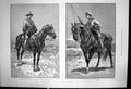 Old Print Colonial Rifle Volunteers Australia T Price Mounted Rifles 1890 19th