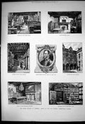 Old Antique Print Musee Plantin Antwerp House Er Christopher Plantin 1885 19th