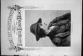 Antique Print Thoughts Home By Guido Bach Portrait Woman Hat Fur Coat 1870 19th