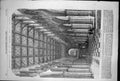 Antique Print St Albans Abbey Church The Nave Looking East Restoration 1856
