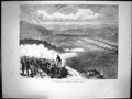 Original Old Antique Print Prussian Battery Before Metz 1870 19th