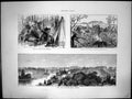 Antique Old Print Last Sortie Paris Mont Valerien Woods Celle St Cloud 1870