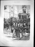 Antique Print Brazilian Revolution Last Great Debate Chamber Deputies 1892 19th
