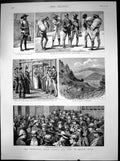 Original Old Antique Print Trasvaal GFields Woodbush Zoutspansberg 1890 19th