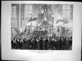 Original Old Antique Print Declaring Result Plebiscite Paris Balloon Post 1870