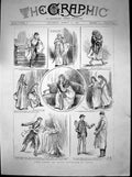 Original Old Antique Print Eartquake Cannes Imperturbable Prince Shock 1887