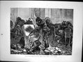 Old Antique Print Salon Palais De Justice Paris 5Am Siers Sleeping 1871