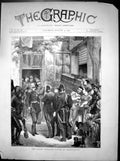 Original Old Antique Print Baden Prisoners Taken Niederbronn 1870 Victorian