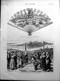 Old Fan Distributed Tien Tsin Massacre Count Keratrys Breton Army 187 Victorian