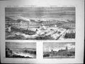 Old Print Battle Amiens Tours Cathedral Seat Provisional Government 1870 19th