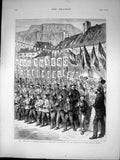 Old Liberation French Territory Rejoicing Belfort Departure Germans18 Victorian