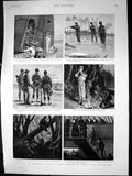 Old Navy Australian Waters Days Shooting Moreton Bay Queensland 1891 Victorian