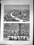 Old Eiffel Tower To Be Erected Thirst Sun Dance Cree Indians Canada