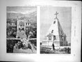 Old Print Duke Edinburgh Crimea Alupka Seat Prince Woronzf Monument 1873 19th
