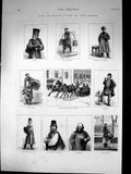 Antique Print Life Russia Types People House Hostler Surveyor Workmen 1873 19th