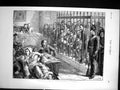 Old Print Trial Band Italian Brigands Aquila Behind Bars Sydney Hall 1873 19th