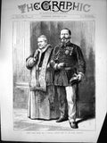 Antique Old Print Rome What Might Be Popular Italian View Papal Question 1872