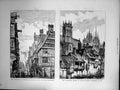 Old Judengasse Frankfort Catastrophe Augustinian Convent Erfurth 1872 Victorian