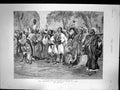 Antique Old Print The Reception The Prince Wales At Cairo Crowd Egypt 1889 19th