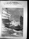 Old Print When Junk Meets Junk Curious Engagement At Mouth The Yalu 1904 20th