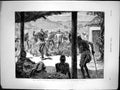 Old Print The Famine In Bengal Arrival Relief At Distressed Village 1874 19th