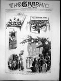 Old Print Royal Visit India Waiting For Prince Tell Mama We'Re Happy 1875 19th
