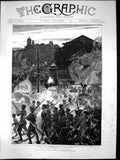 Antique Print The Coup D'Etat In Bulgaria Strumsky Regiment Alexander 1886 19th
