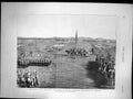 Old Print Royal Visit To India Prince Wales Reviewing Troops Poonah 1875 19th