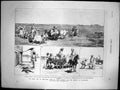 Old Print Royal Visit India Prince Wales Hunting Cheetah Muckinpoora 1875 19th
