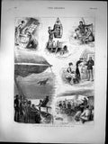 Old A Visit To India Notes On The Voyage Out Dead Horse Baggage 1875 Victorian