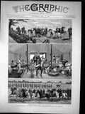 Antique Print Volunteering In India Bahar Mounted Rifles Bengal Parade 1880