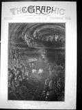 Antique Print Making The Simplon Tunnel Workers Digging Railway Italy 1902 20th