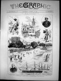 Old Civil War In Spain Seville Insurgent Vitoria Almanza Frigates 187 Victorian