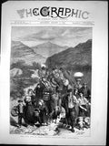 Old Print The Civil War In Spain Carlist Fugitives From Villatuerta 1875 19th