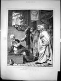 Old Print An Appeal To The Kaid Picture By Je Hodgson Dudley Gallery 1872 19th