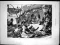 Original Old Antique Print Our Allies-Scene On Board Ship At Jellah Koffee 1874