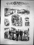 Antique Print Visit To India Sketches In Burmah Drawing Room Bungalows 1875