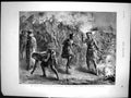 Old Print Ashantee War Fantees Performing Fetich Keep Away Invaders 1873 19th