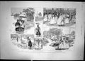 Old Print Anglo-French Question In West Africa Sierra Leone Market 1890 19th