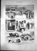 Antique Print Last Notes From The Ashantee War Sketches Special Artist 1874