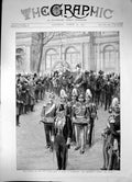 Antique Old Print Funeral The Late Grand Duke Hesse At Darmstadt Palace 1892