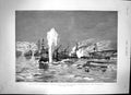 Old Print GermanˇEmperorˇAsˇNavalˇArtistˇFightˇBetweenˇTorpedoˇBoatsˇ1892 19th