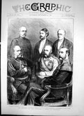 Antique Print The Meeting The Emperors Germany Austria Russia Bismarck 1872