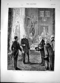 Antique Print Court Life In Berlin A Reception At The Emperors Palace 1873 19th
