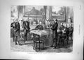 Old A Cabinet Council In The Imperial Palace Berlin Politicians 1875 Victorian