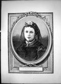 Original Old Antique Print Portrait Hrh The Crown Princess Prussia 1870 19th