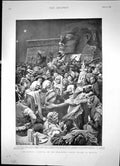 Antique Print Artists Carnival In The Munchener Kinde Keller At Munich 1893