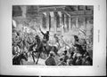 Antique Print Torchlight Procession Students In Berlin Prince Recovery 1873