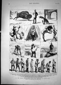 Old Print In The Great North-West With The Marquis Lorne Sketches 1881 19th