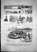 Old Print InˇTheˇGreatˇNorth-WestˇWithˇTheˇMarquisˇOfˇLorneˇSketchesˇ1881 19th